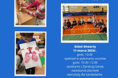 Blue and Orange Modern School Admission Flyer Potrait  - 2